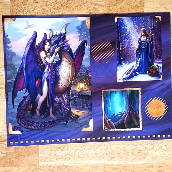 Fantasy Dragon Wall Art Poster Print - Picture 5 of 16